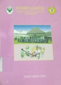 Formularium Rumah Sakit Dr. Sardjito Yogyakarta