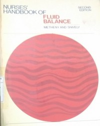 Nurses' Handbook of Fluid Balance edisi, 2.