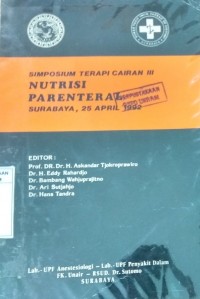 Simposium Terapi Cairan III. Nutrisi Parenteral