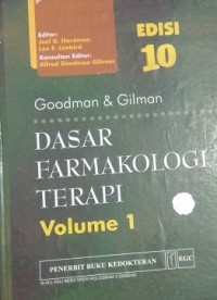 Dasar farmakologi terapi , vol. 1